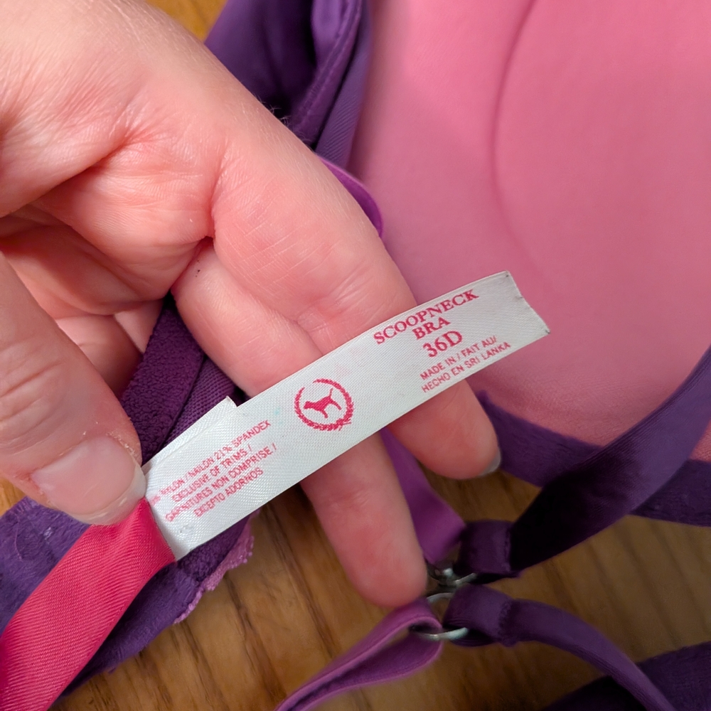 36D Victoria's Secret & Cacique Red, Mint, and Purple Bra Bundle - Picture 14 of 16